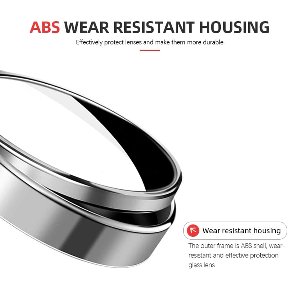 Blind Spot Mirror For Car Curved Round Large Car Mirror Accessories Automobiles Blind Spot Mirror for Car (Pack of 2)