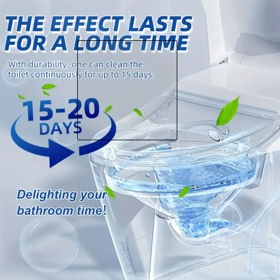 Blue Bubble Toilet Cleaner (Buy 1 Get 2 Free) | Toilet Cleaner Bathroom Cleaning Tablets Washroom Cleanliness - Blue Bubble Toilet Cleaner (Pack of 10)