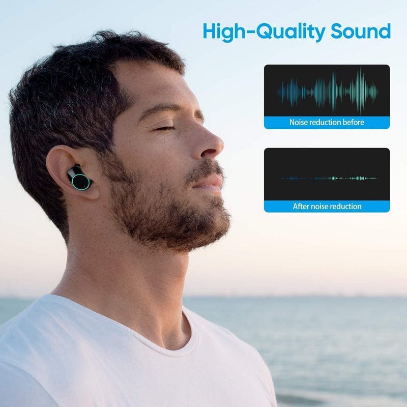 Bluetooth Headphones Wireless Earphones Earbuds Headset - M10 tws Bluetooth Earbuds Bluetooth Earbuds