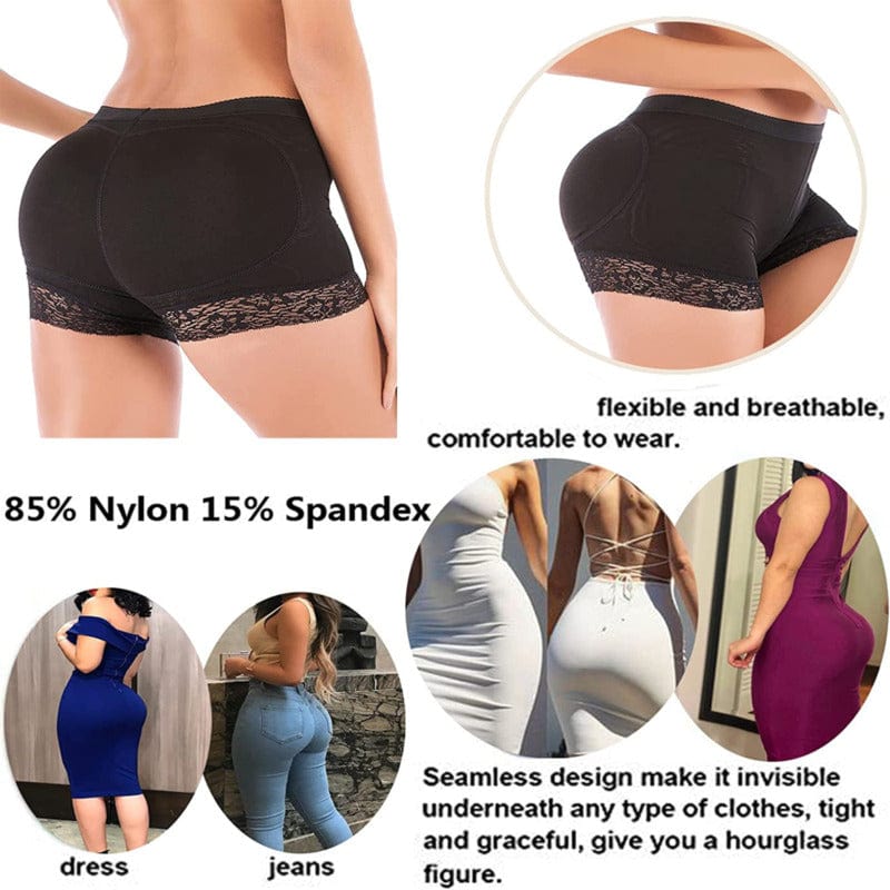 Body Shaper Women's Underwear Panties For Women Butt Shaper - Padded Body Shaper Butt Lifter Panty Bra and Shape Padded Body Shaper Butt Lifter Panty