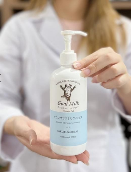 Body Wash Shower Gel Goat Milk Wash For Women Body Cleansers Goat Milk Shower Gel