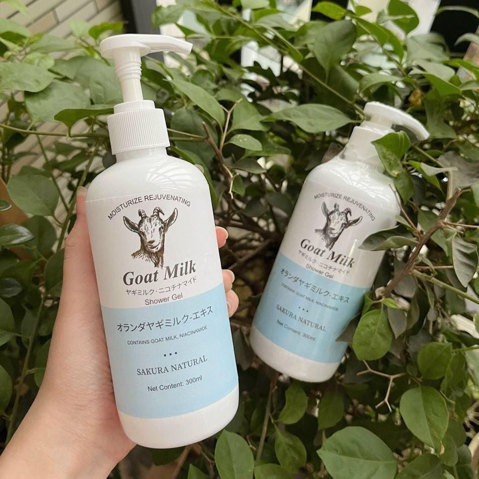 Body Wash Shower Gel Goat Milk Wash For Women Body Cleansers Goat Milk Shower Gel