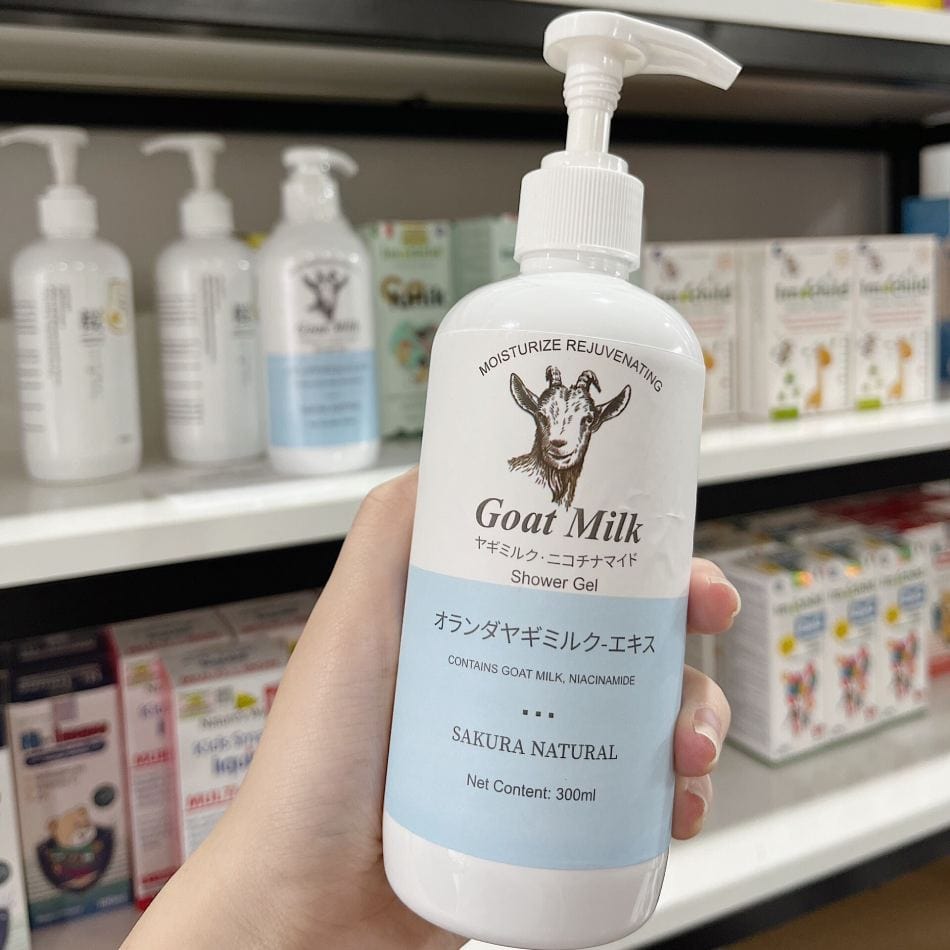 Body Wash Shower Gel Goat Milk Wash For Women Body Cleansers Goat Milk Shower Gel