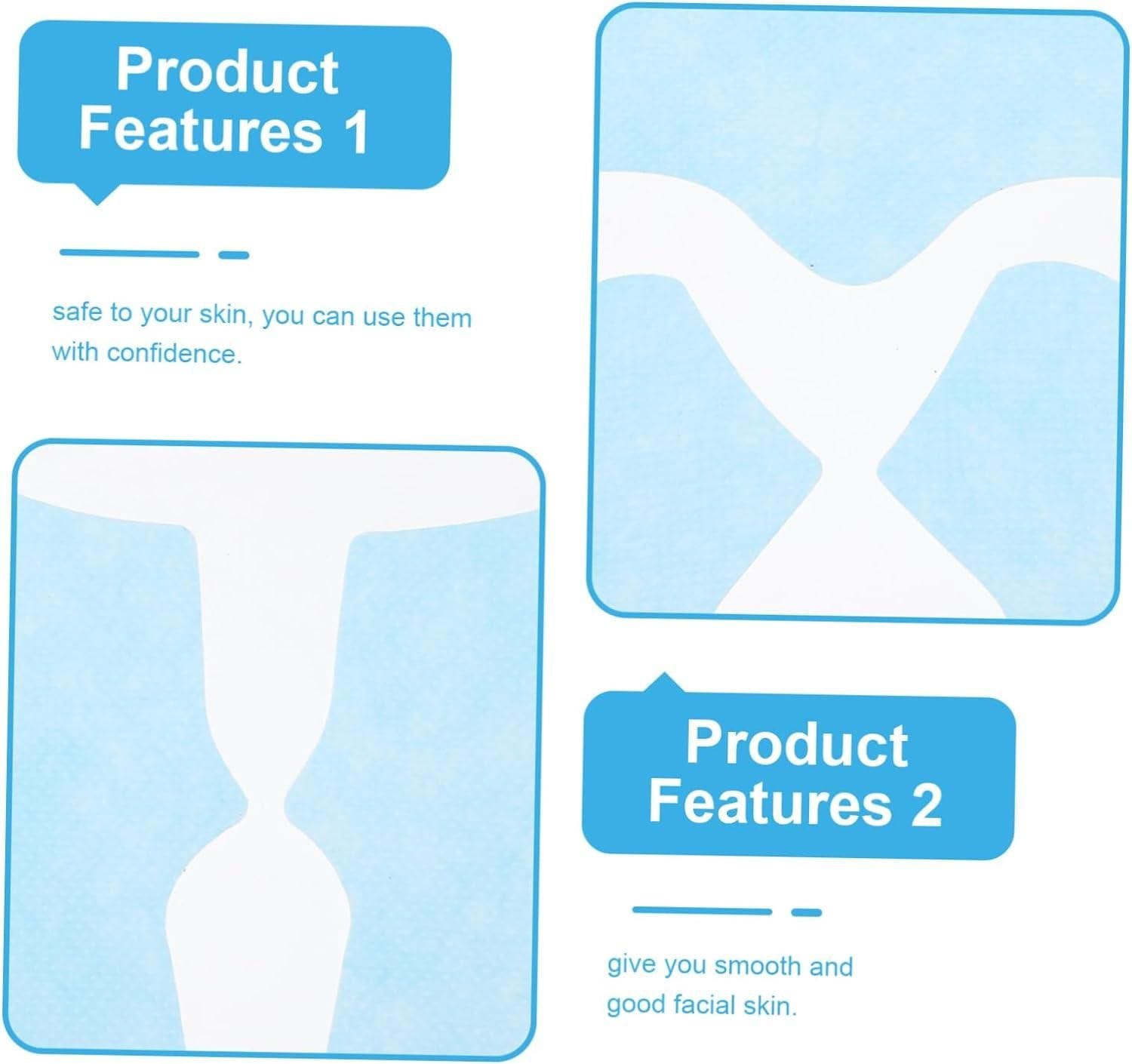 Breathable Disposable Face Mask Sheet (Pack of 5) Breathable Disposable Face Mask Sheet (Pack of 5)