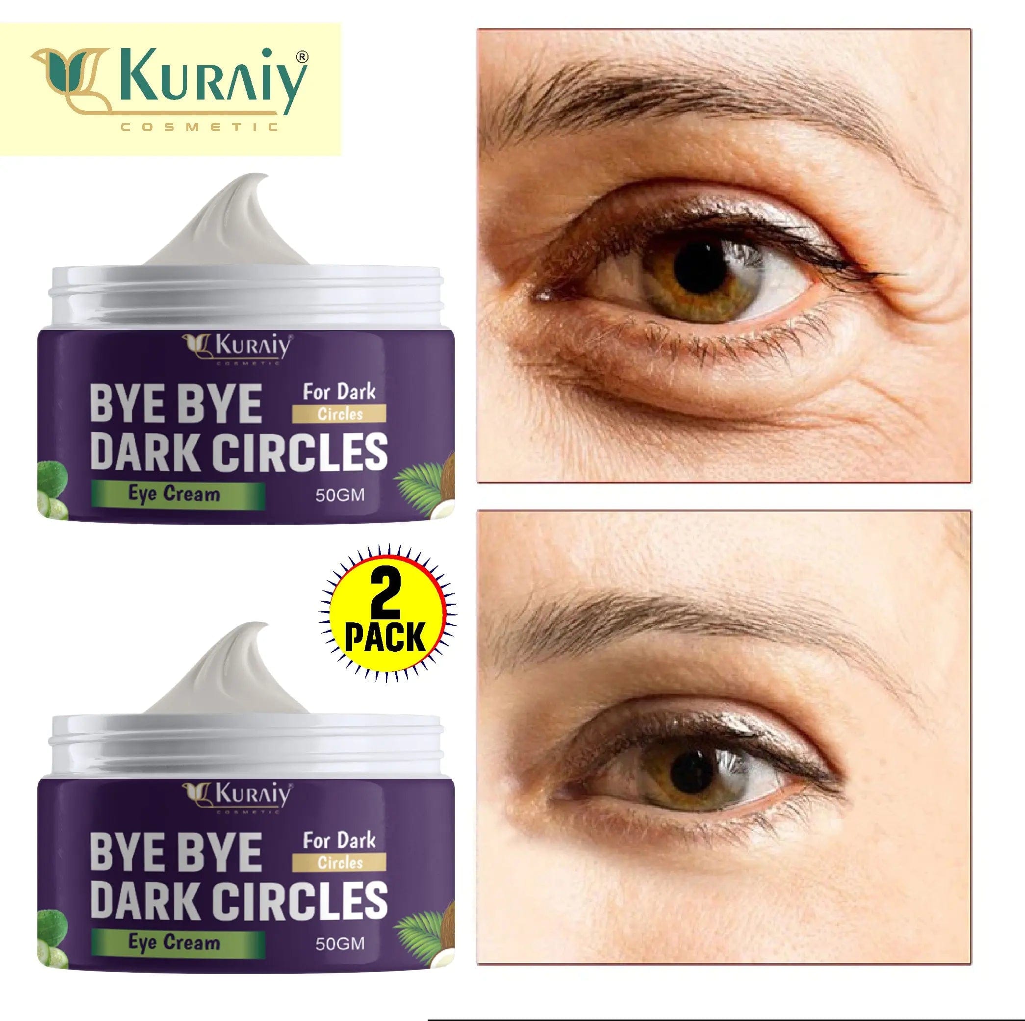 Bye Bye Dark Circle Eye Cream - Natural Herbs Bye Bye Dark Circle Eye Cream - Natural Herbs
