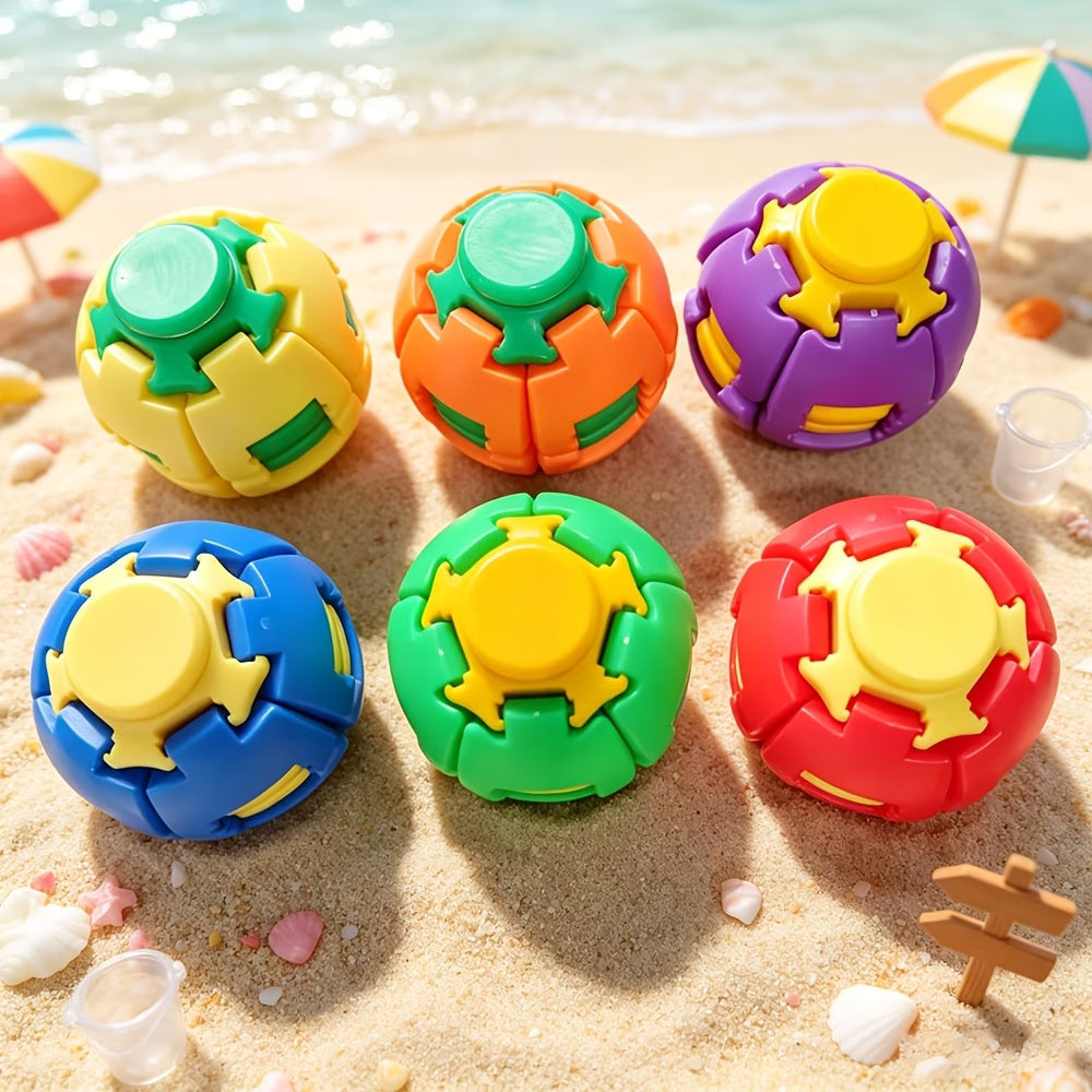 3D Press-to-Spin Fidget Ball