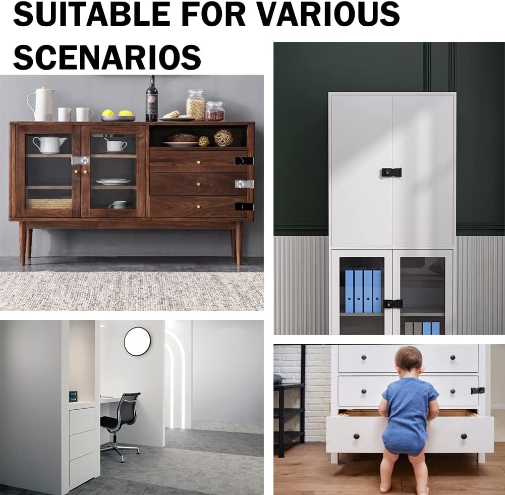 Cabinet Locks with Combination | Doors Sliding Door Cabinet Lock Latch Safety Password Combination Lock - Cabinet Locks with Combination
