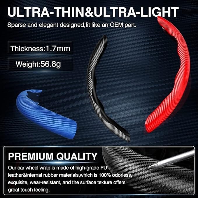 Car Accessories Fiber Steering Cover - Car Steering Wheel Cover (2 Side Set) Car Steering Wheel Cover (2 Side Set)