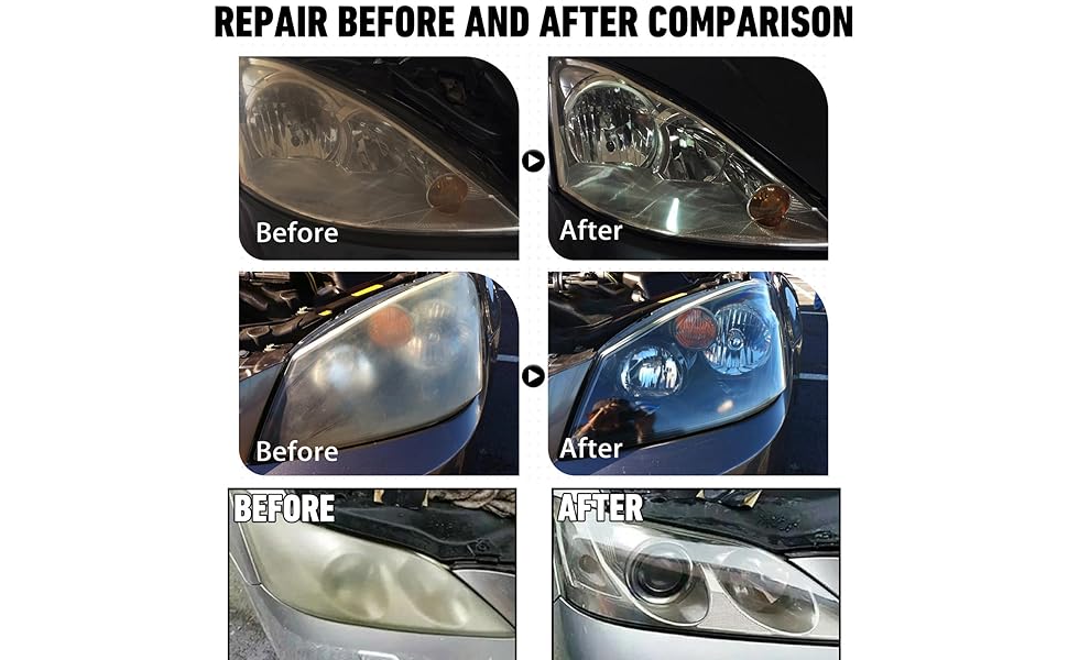 Car Headlight Repair Fluid(Pack of 2) | Repair Car Maintainence Headlight Repairing Fluids From Scratch - Car Headlight Repair Fluid (Pack of 2)