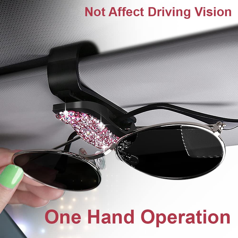 Car Visor Glasses Clip (Set of 2) | Eyewear Glasses Sunglass Car Holder Clip Ons Car Visor Glasses Clip (Set of 2)