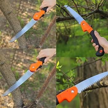 Carbon Steel Folding Saw | Hacksaw Blade Tools Garden Cutting Blade Saw Hand Tool Cutting - Carbon Steel Folding Saw