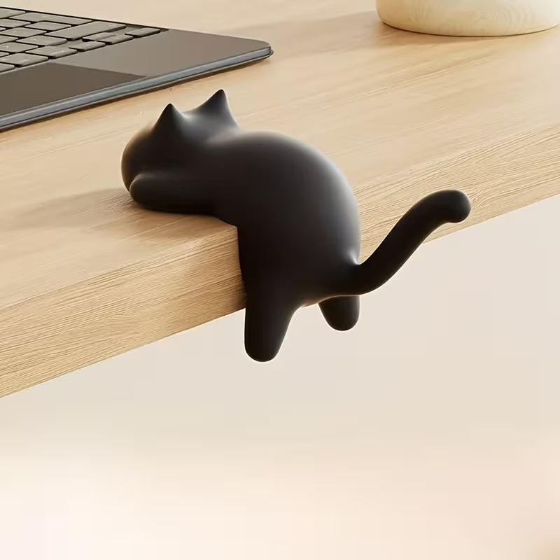 Cat Table Sticky Hook (Set of 4) | Wall Hook Key Holder Hanger Mounted Table Cat Hooks Cat Table Sticky Hook (Set of 4)