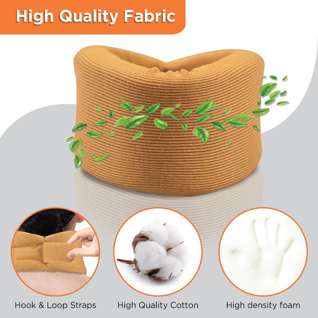 Cervical Collar | Cervical Collar Pillow For Neck Stiffness Brace Soft Collar - S - Cervical Collar Soft Fabric Cervical Collar