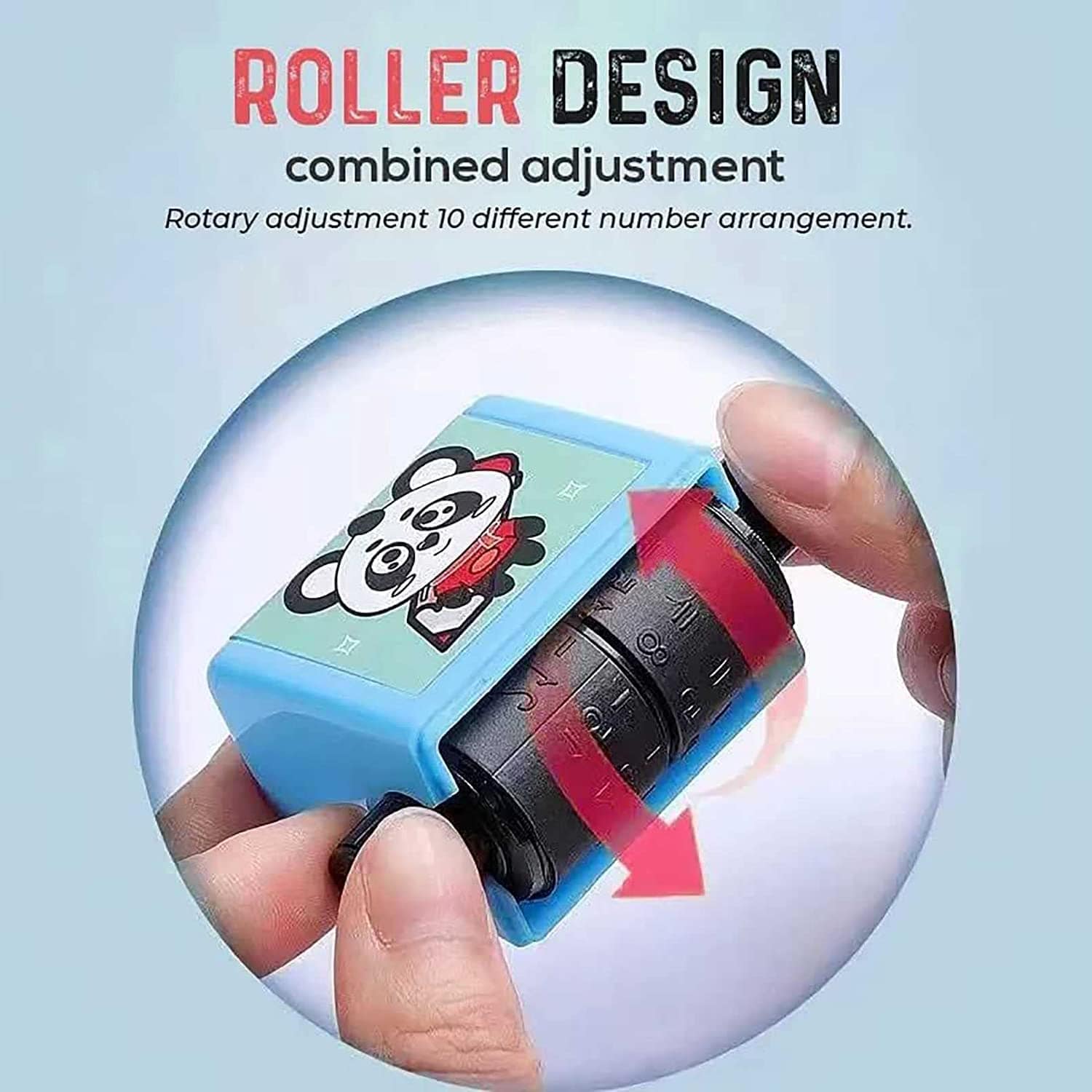 Childrens Stamps Roller Stamp Brain Improvement Device For Your brain - Math Roller Stamp (Pack Of 2) Math Roller Stamp (Pack Of 2)