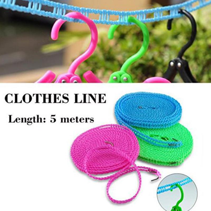 Cloth Drying Nylon Rope | Cleaning Dry Drying Laundry Line Clothes Rope Hanging - Home Improvement - Cloth Drying Nylon Rope