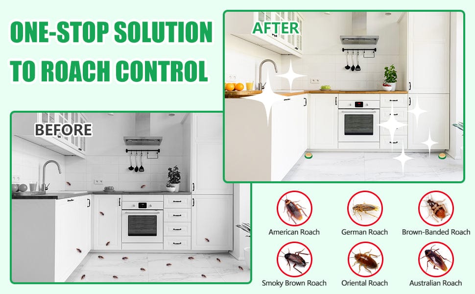 Cockroach Repellant Gel (Pack of 2) | Cockroach Killer Gel Spray At Home Cockroach Infestation Bait Cockroach Repellant Gel (Pack of 24 pcs)