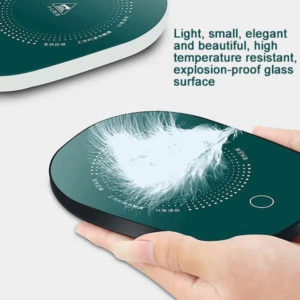Coffee Mug Warmer | Ceramic Electric Travel Smart Heated Cup Coffee Warmer Mug