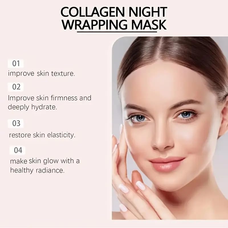Collagen Night Wrapping Peel Off Mask (Pack of 2)