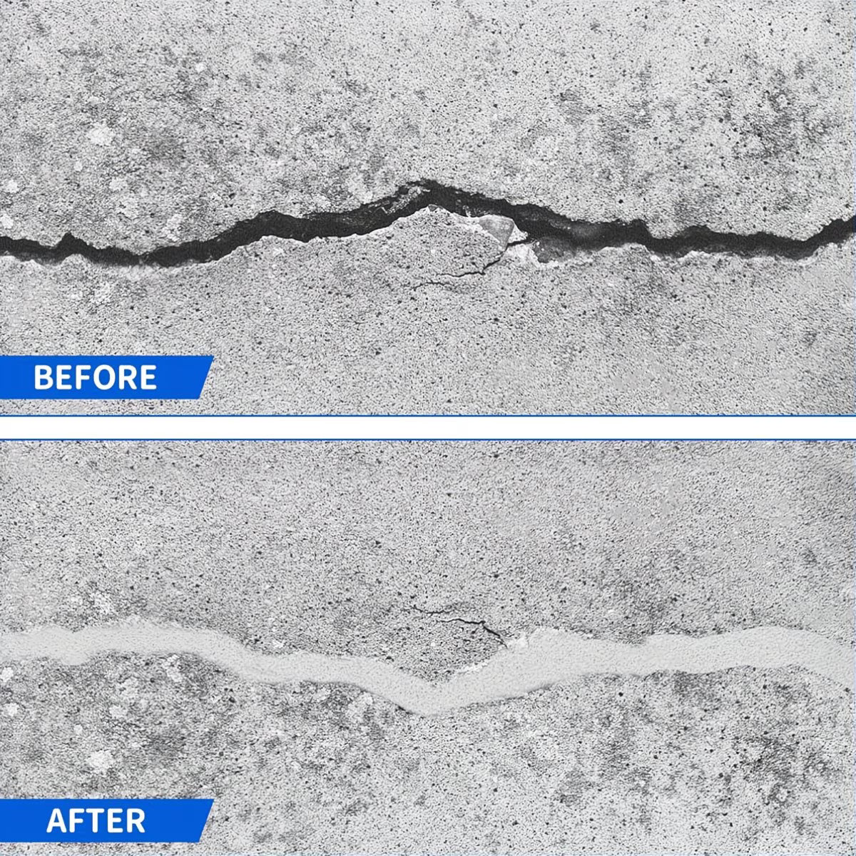 Concrete Crack Filler (Set of 2) | Concrete Crack Repair Fixing Cracks Adhesive Fix Repairs Concrete Crack Filler (Set of 2)