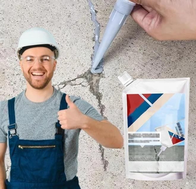 Concrete Crack Repair Adhesive | Repair Saeling Filling Cracks Heavy-Duty Concrete Crack Repair Adhesive