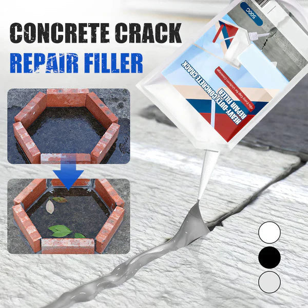 Concrete Crack Repair Adhesive | Concrete Crack Repair Adhesive Repair Saeling Filling Cracks - Pack of 1 - Concrete Crack Repair Adhesive Heavy-Duty Concrete Crack Repair Adhesive