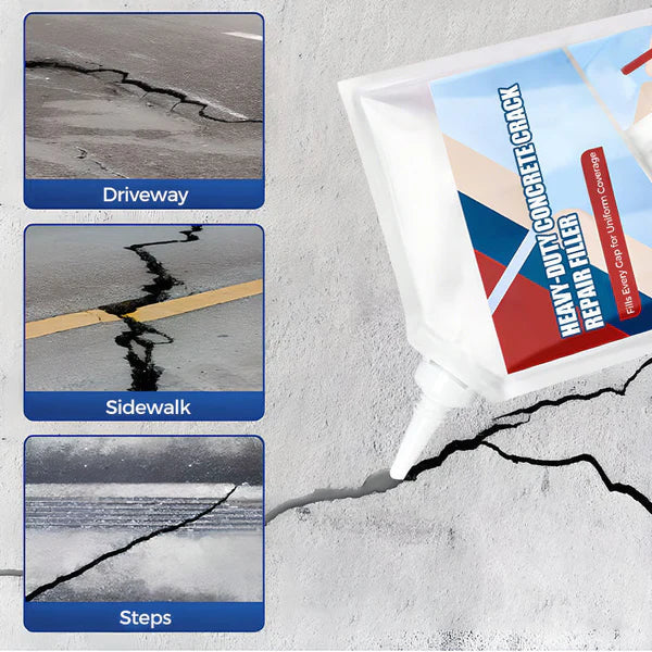 Concrete Crack Repair Adhesive | Concrete Crack Repair Adhesive Repair Saeling Filling Cracks - Pack of 1 - Concrete Crack Repair Adhesive Heavy-Duty Concrete Crack Repair Adhesive