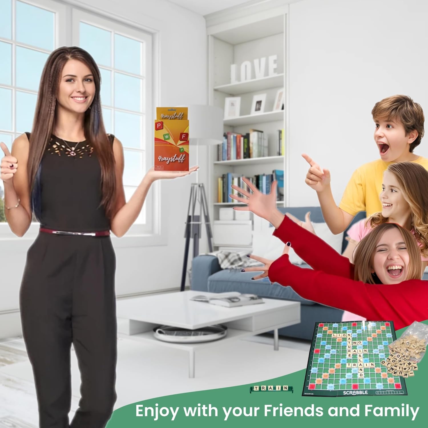 Crossword Scrable Board Game Crossword Scrable Board Game