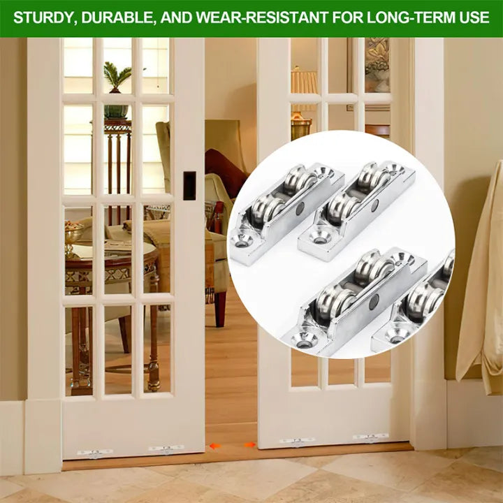 Double-Wheel Sliding Window Pulley