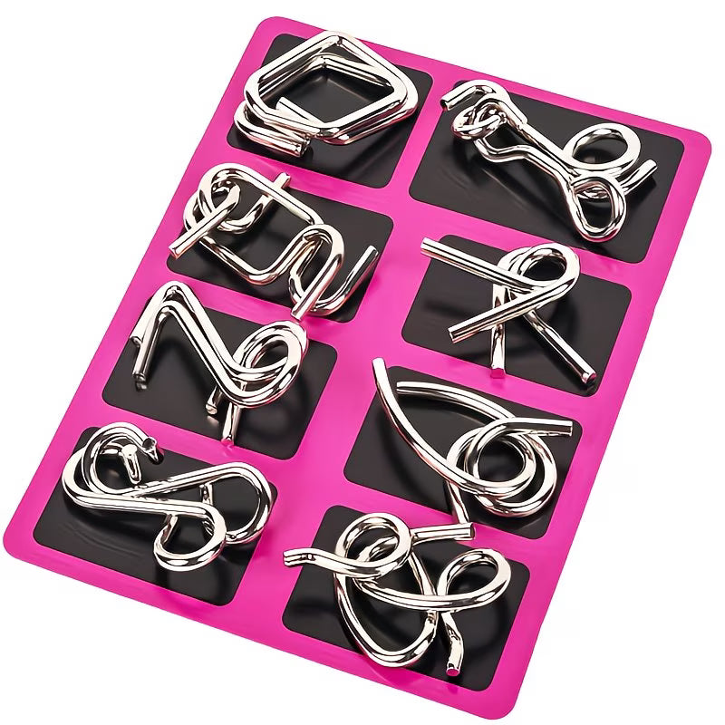 Metal Wire Puzzle Set
