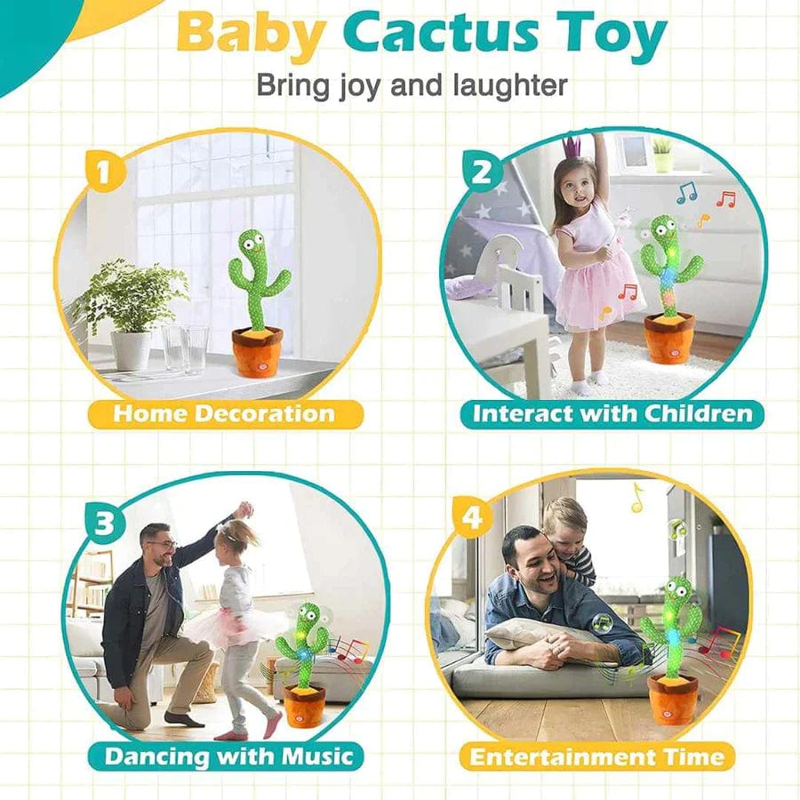 Dancing Talking Cactus Toy Mimicking Singing Push Toy Dancing Talking Cactus Toy