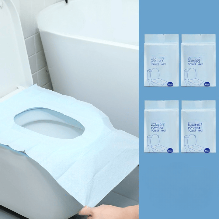 Disposable Toilet Seat Covers (20 Pcs Pack) | Public Toilet Seat Covers Sheet Restroom Disposable Cover Disposable Toilet Seat Covers (20 Pcs Pack)
