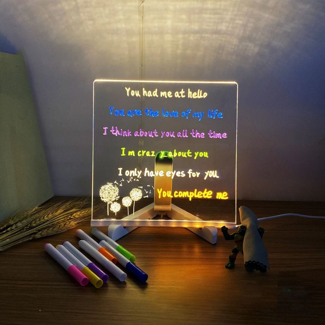 DIY Acrylic Led Message Board DIY Acrylic Led Message Board