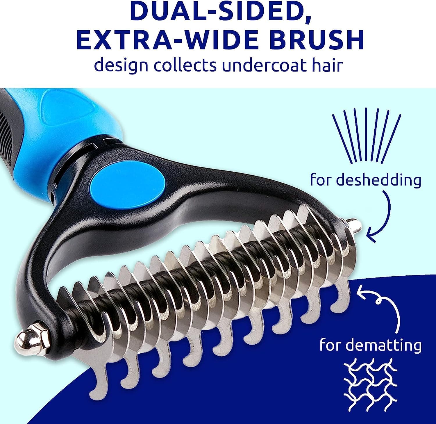 Doromixo | Pet Store Dog Cat Grooming Comb Brushes Hair Brush Doromixo 2-in-1 Pet Grooming Tool