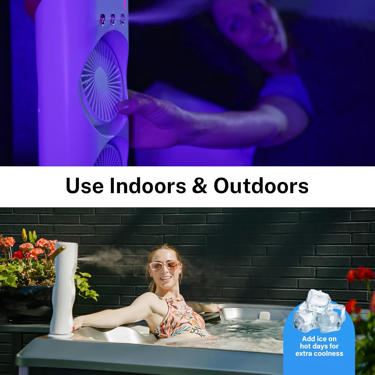 Double-head Powerful Air Cooler (With Remote) | Air Cooler Fan Room Mist Fan Cooler For Home With Remote - Electronics - Double-head Powerful Air Cooler (With Remote)