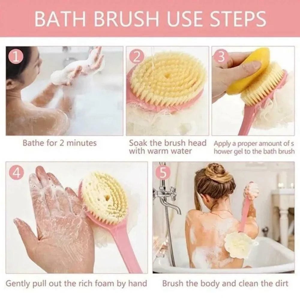 Double Sided Bath Brush Scrubber for bathing Double Sided Bath Brush Scrubber for bathing