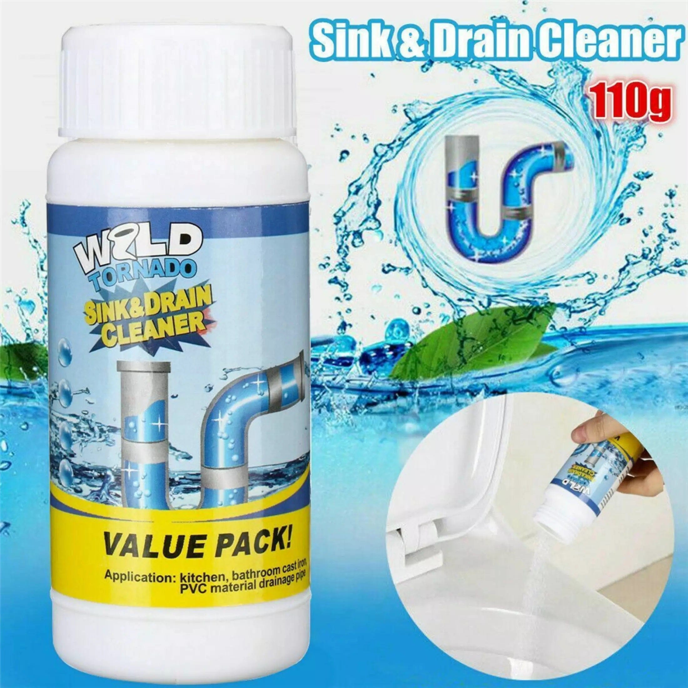 Drain Cleaner Powder Sink Drain Pipes Toilet Blockage Cleaner Drain Cleaner Powder (Buy 1 Get 1 Free)