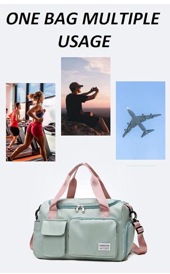 Duffle Bag with Shoe Compartment | Travelling Totes Duffle Shoe Bag Luggage For Men And Women Gym Bag - Duffle Bag with Shoe Compartment