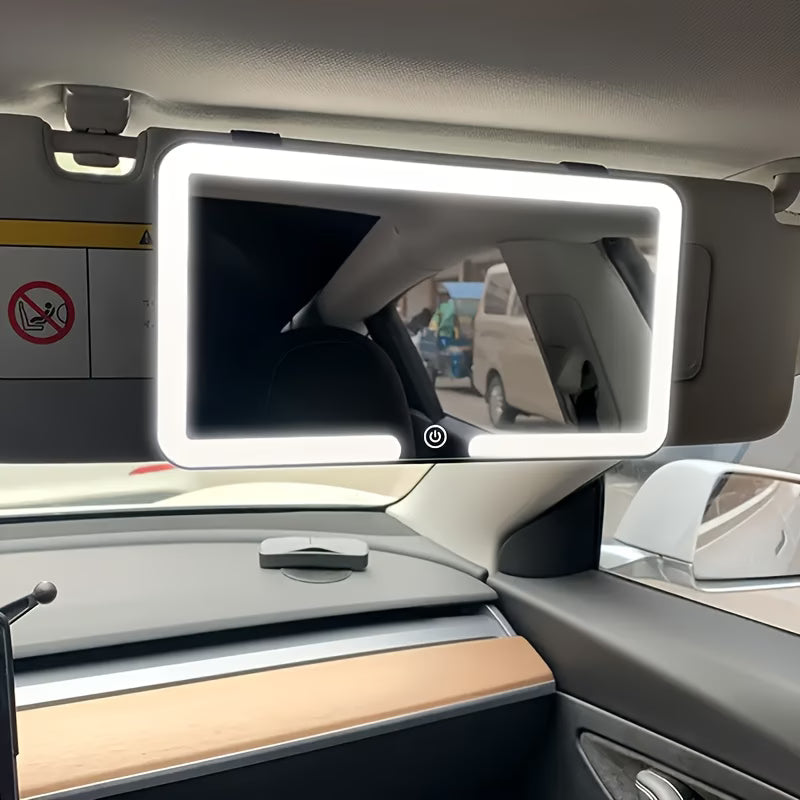 LED Car Sun Visor Vanity Mirror