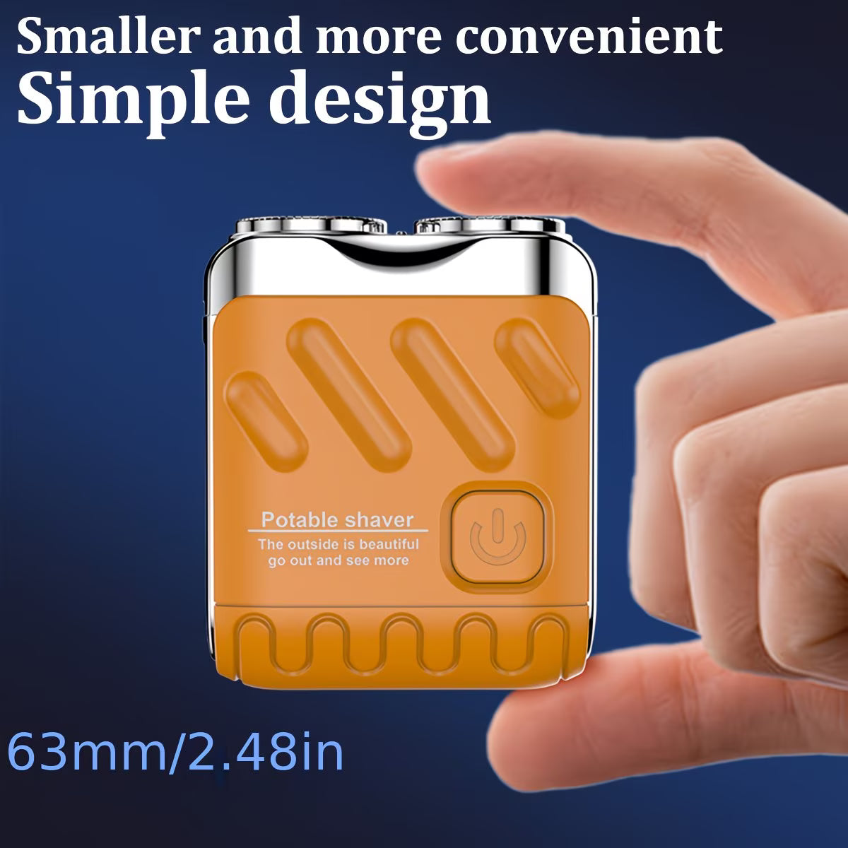 ElectoShaver | Machine Shaver Blade Electric Razors Mini Trimmer Shaving Head Electoshaver Portable 360° Dual Ring Electric Shaver