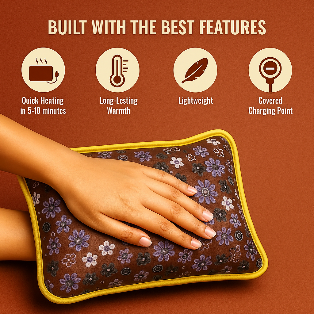 Electric Massaging Heating Pad | Menstrual Cramps Relief Hot Water Bag Eleactric Heating Warm Pad - Electric Massaging Heating Pad