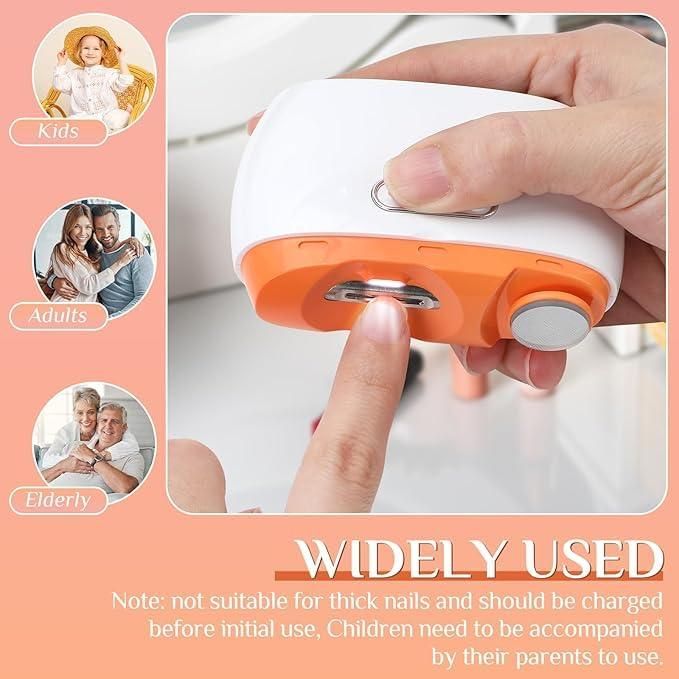 Electric Nail Clipper & Polisher | Nail Clipper Trimmer Electric Nails Health Products Care Accessories - Electric Nail Clipper & Polisher