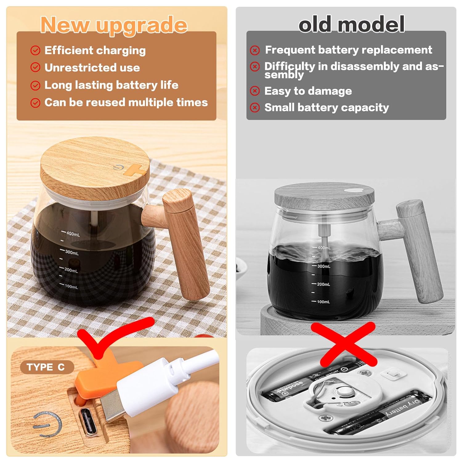 Electric Self-stirring Coffee Mug | Coffee Mug Self Stirring Travel Mugs With Lid Flask - Electric Self-stirring Coffee Mug