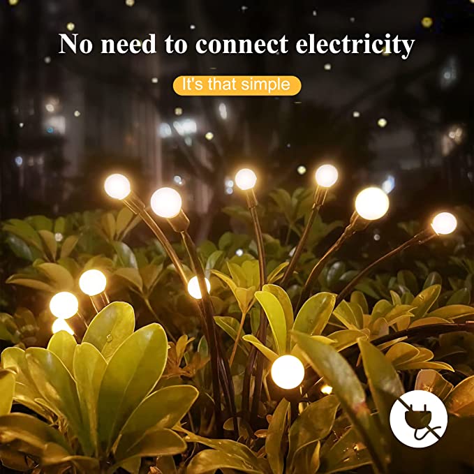Enchanting Firefly Lights : Unique Solar Powered Garden Lights Lighting Enchanting Firefly Lights : Unique Solar Powered Garden Lights