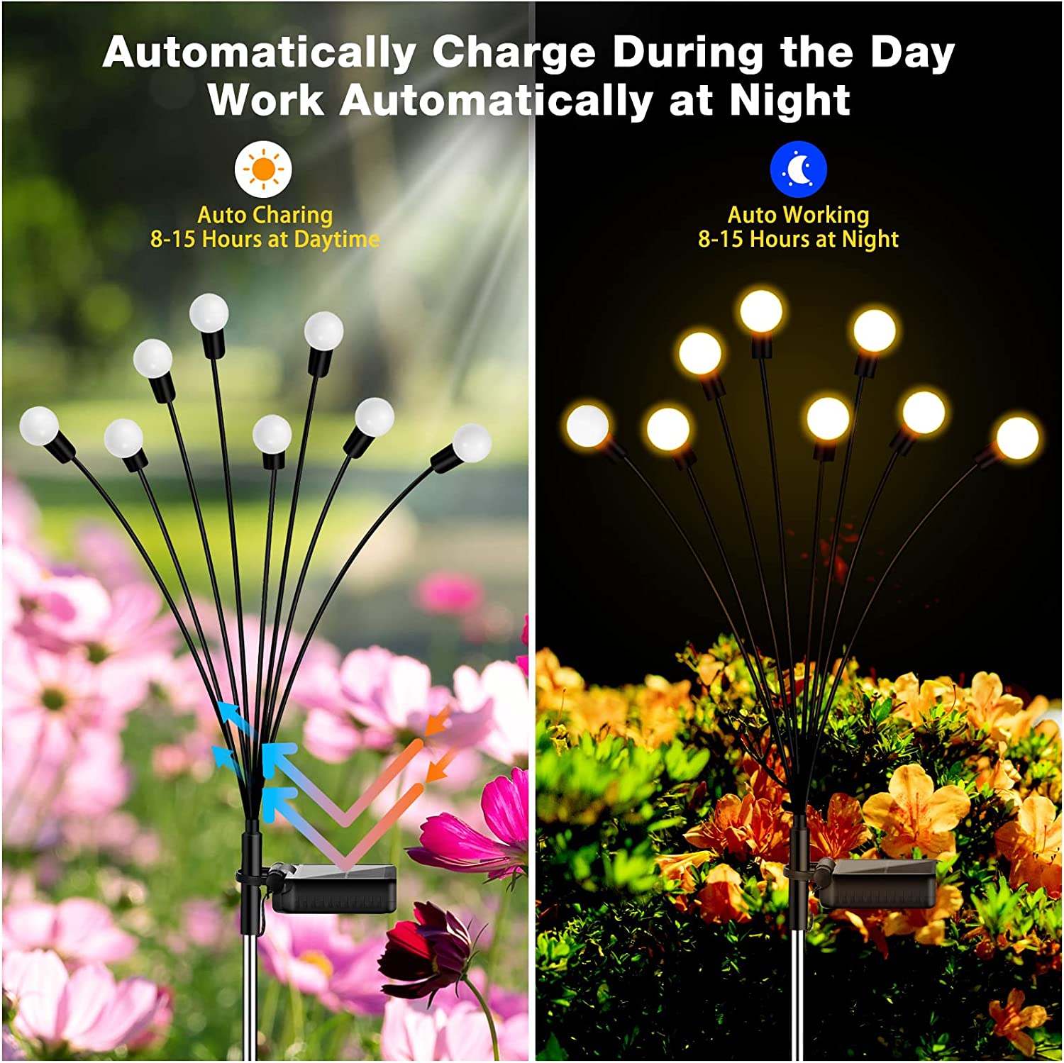 Enchanting Firefly Lights : Unique Solar Powered Garden Lights Lighting Enchanting Firefly Lights : Unique Solar Powered Garden Lights