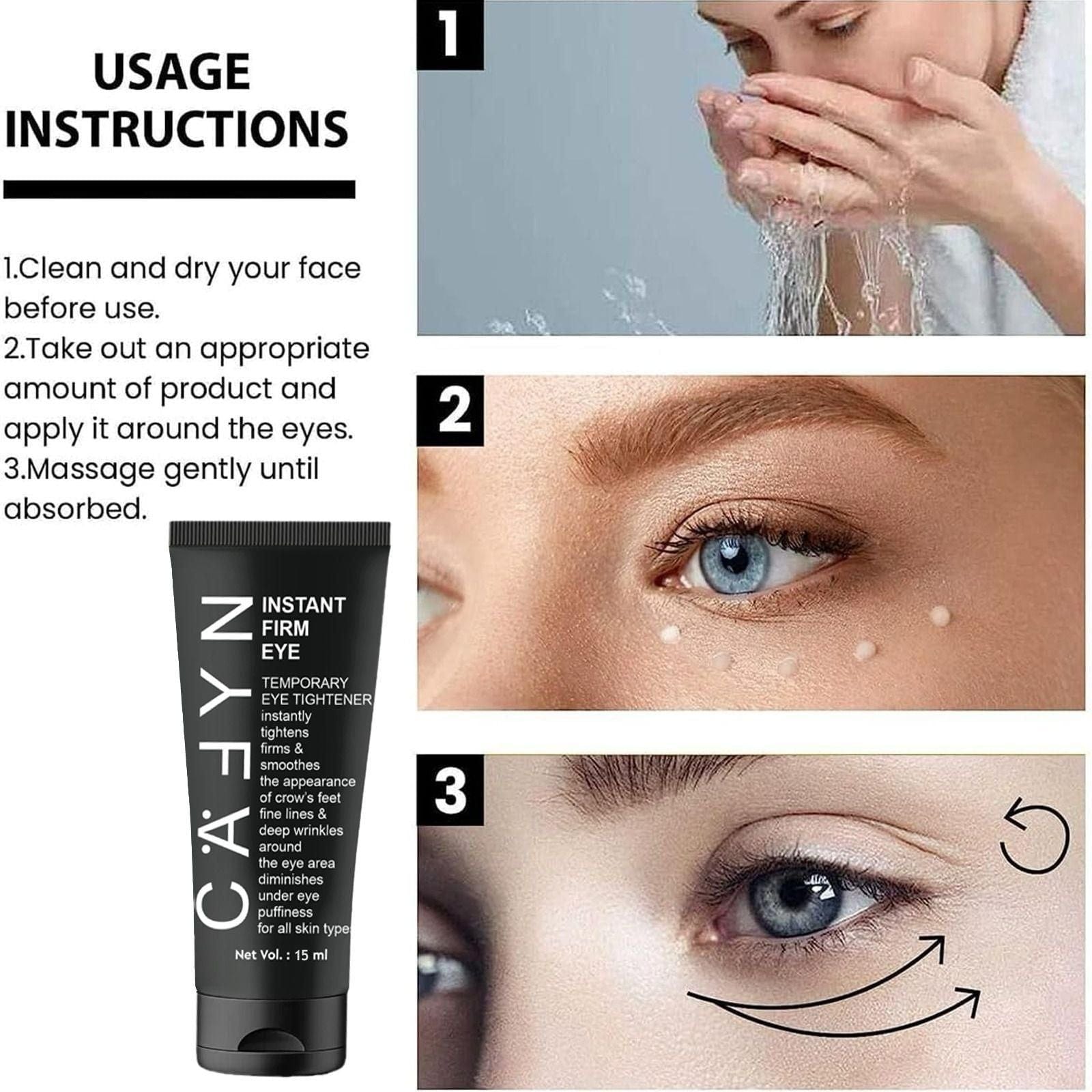 Eye Bag Cream | Under Eye Cream For Dark Circles Mosturizer Cream For Eye Instant Firm Eye Bag Cream (Pack of 2)