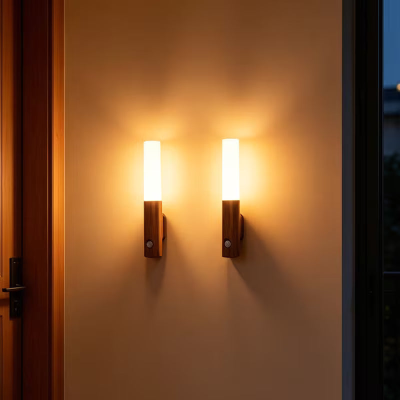 Motion-Sensor Wall Mounted Lamp