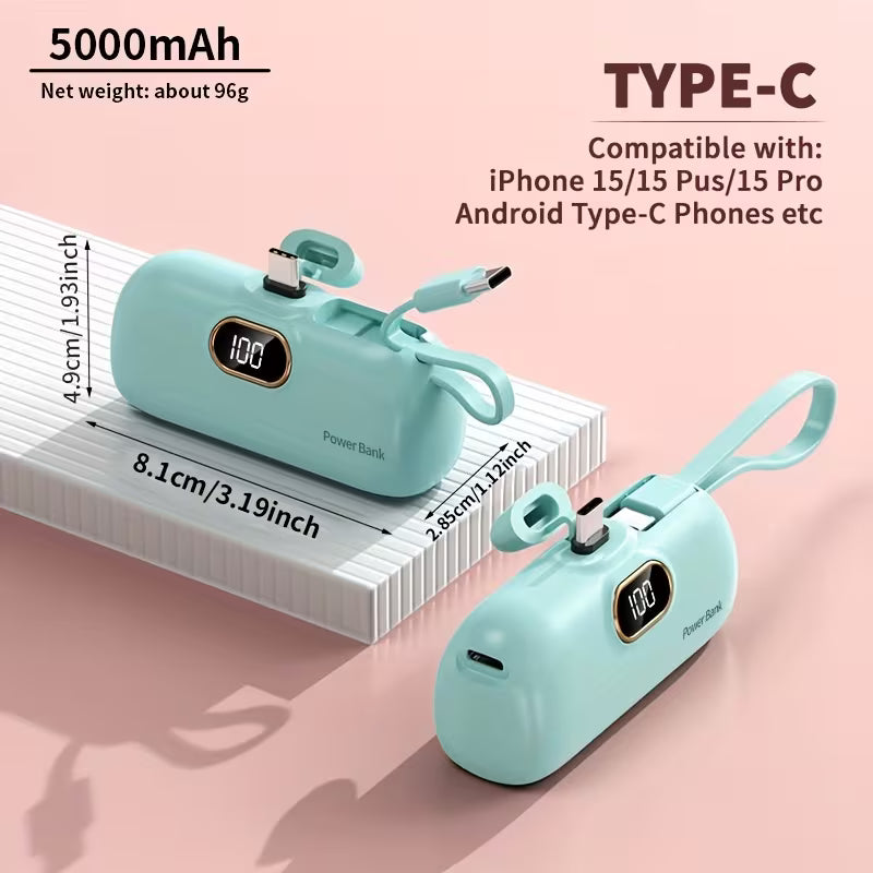 5000mAh Mini Portable Power Bank