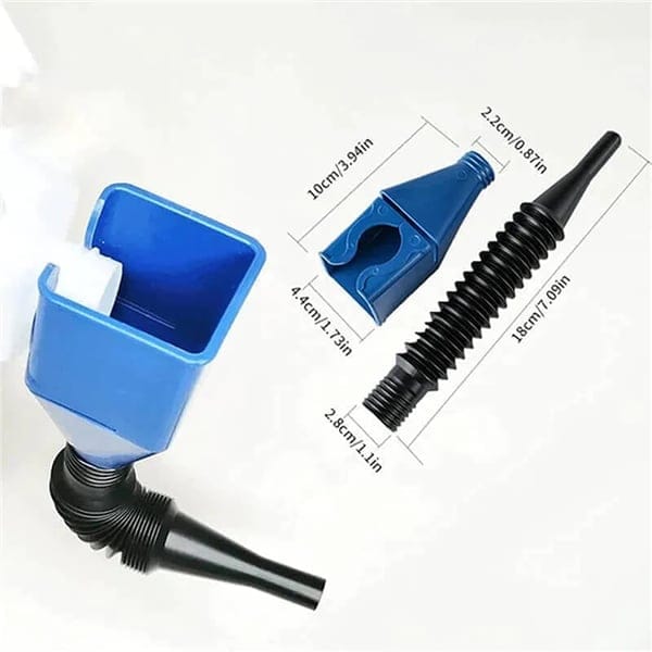 Flexible Plastic Funnel | Hose Pipe Flexible Water Plastic Funnel Stretchable Tube Flexible Plastic Funnel