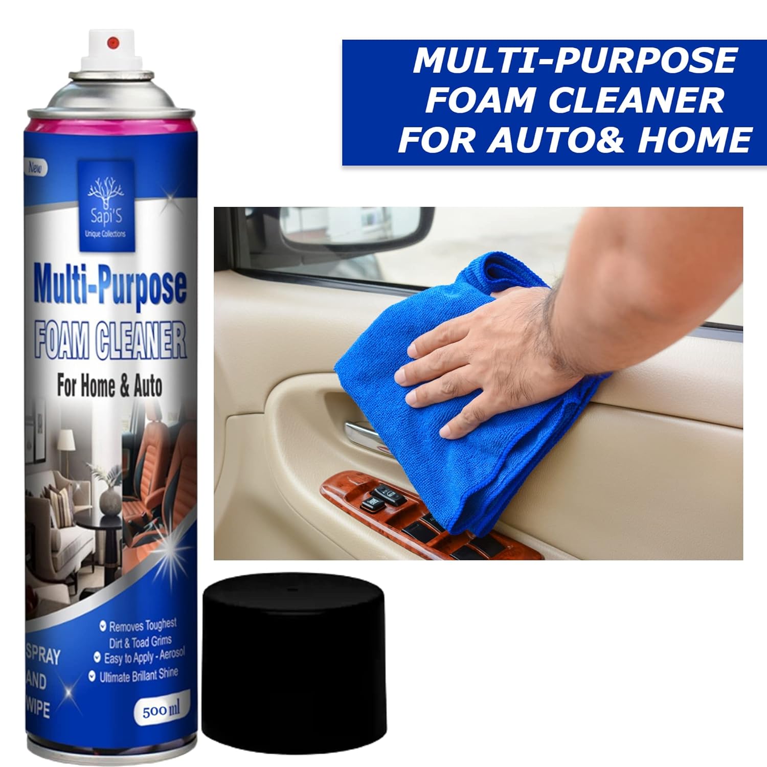 Foam Spray All Purpose Car Degreaser Bubble Cleaner Kitchen - Foam Cleaning Spray Foam Cleaning Spray