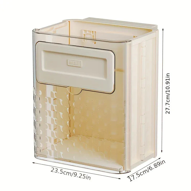 Foldable Wall Mounted Trash Can | Trash Can Bin For Kitchen And Bathroom Hanging Dustbins Kitchenware Foldable Wall Mounted Trash Can